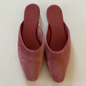 DOEN Wren Mules Blush Size EU 39.5 / US 9